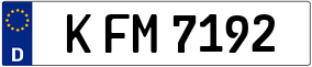 Truck License Plate